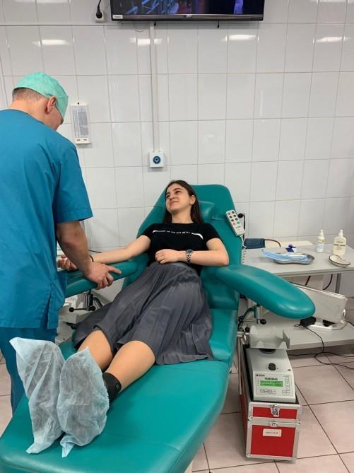 По инициативе вице-президента Фонда Гейдара Алиева Лейлы Алиевой в Москве состоялась благотворительная акция «Кровь не имеет национальности»