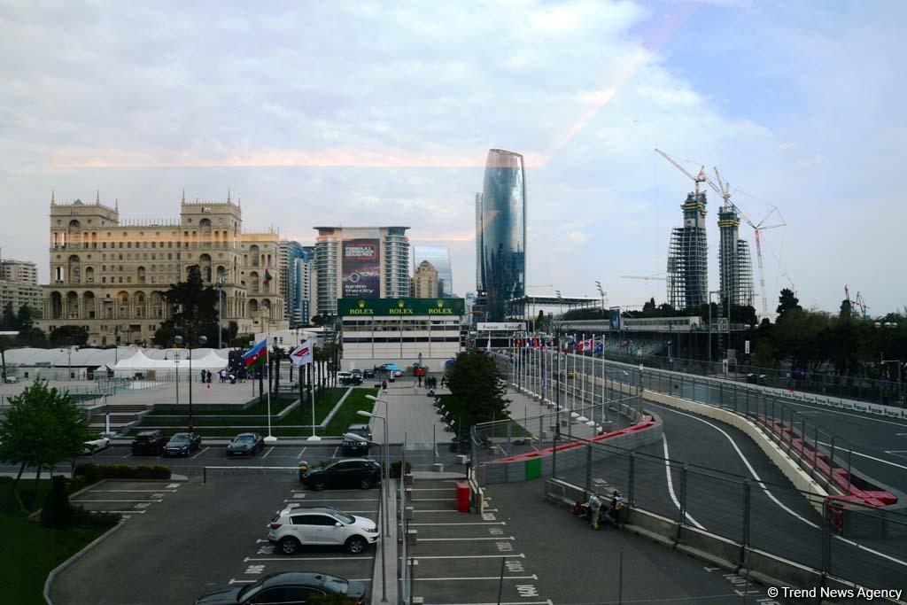 Вот так в Баку готовятся к Формуле-1