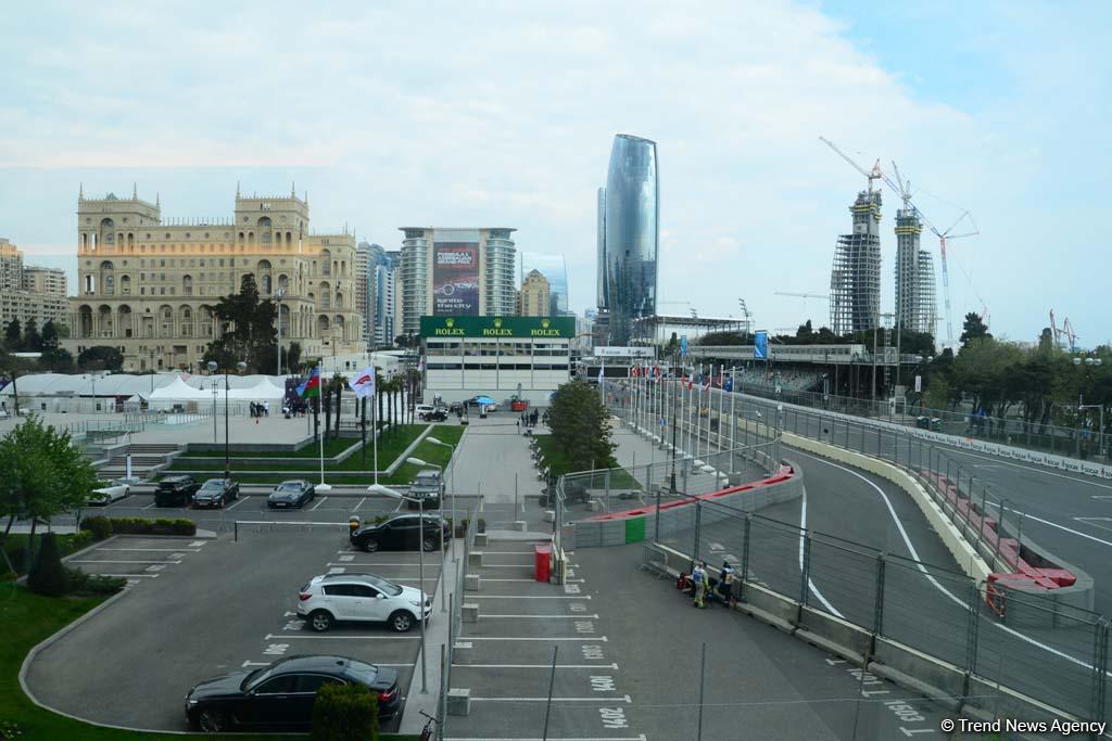Вот так в Баку готовятся к Формуле-1