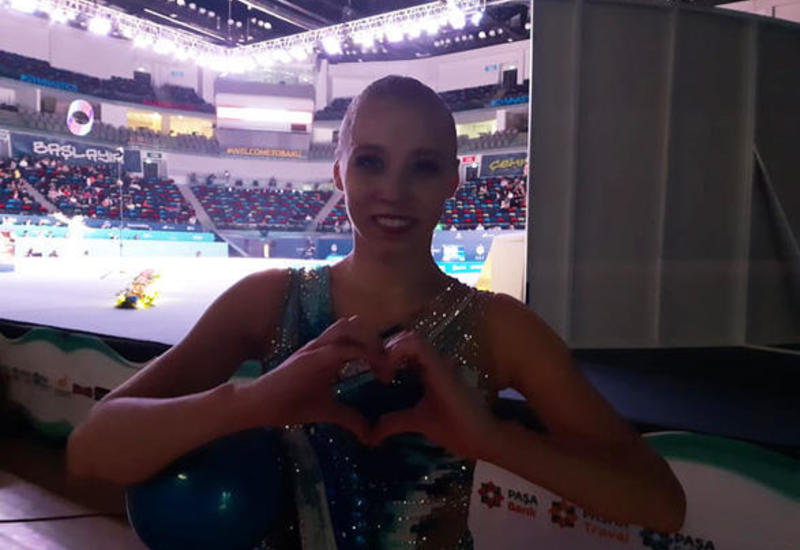 Французская гимнастка: Поддержка бакинских зрителей помогает настроиться на выступление