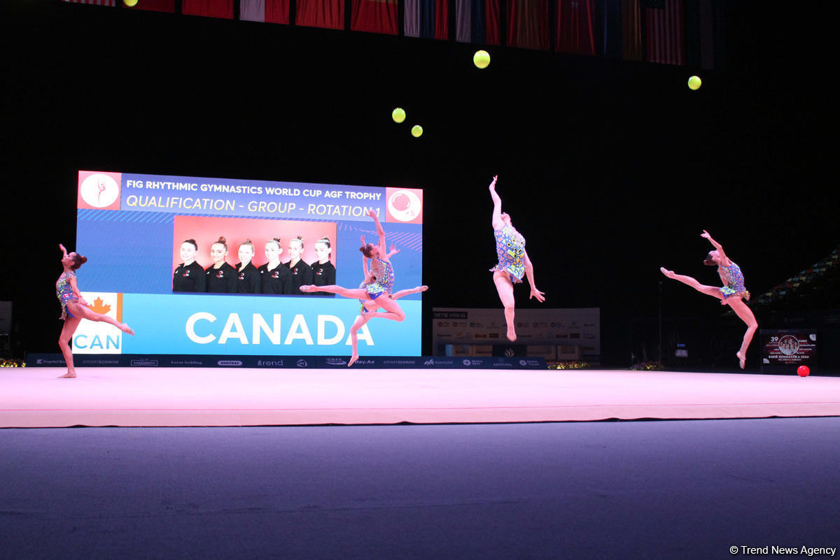 На Кубке мира по художественной гимнастике в Баку определились команды-финалисты в групповых упражнениях