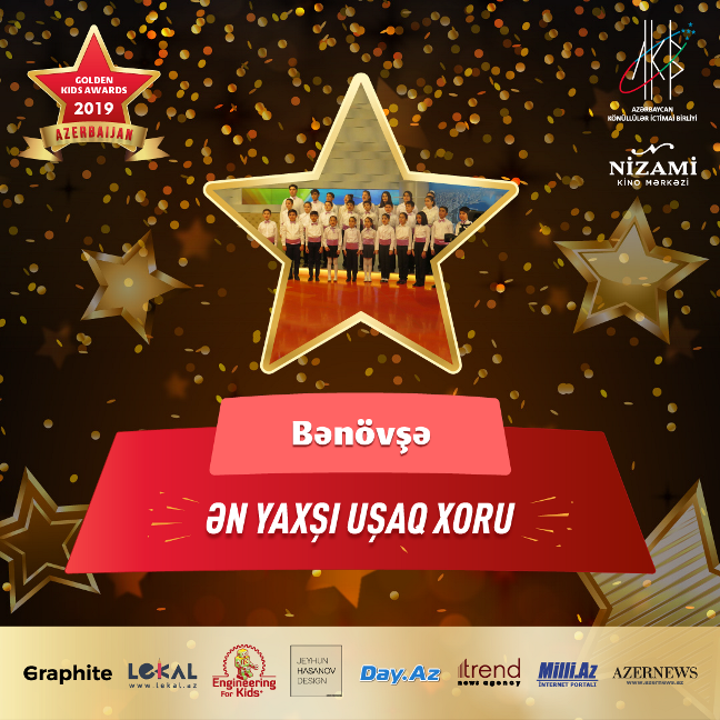 Названы очередные номинанты Azerbaijan Golden Kids Awards 2019