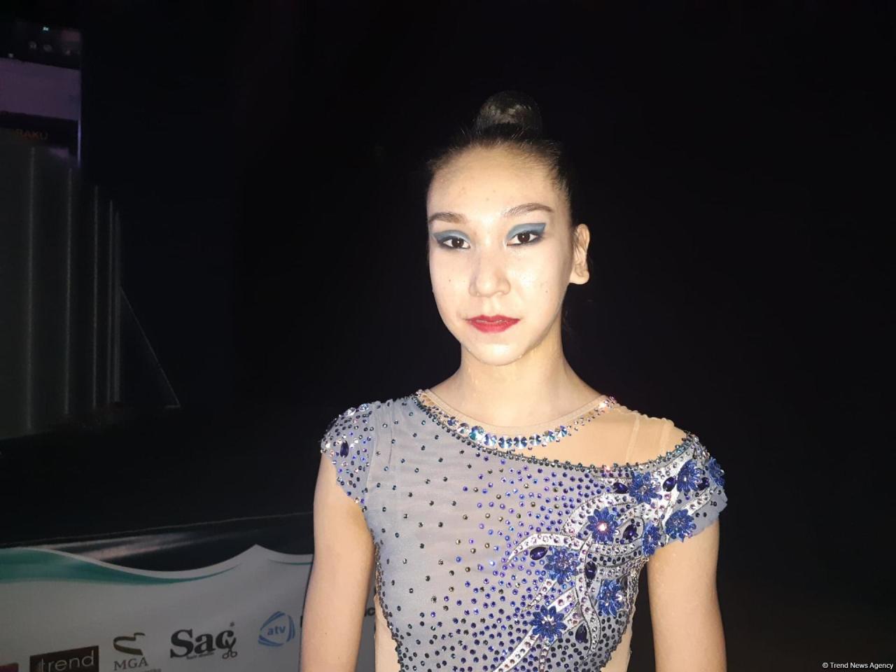 Спортсменка из Казахстана: Азербайджанские гимнастки работают мощно