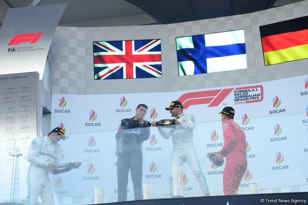 Определились победители Гран-при Азербайджана Формулы-1