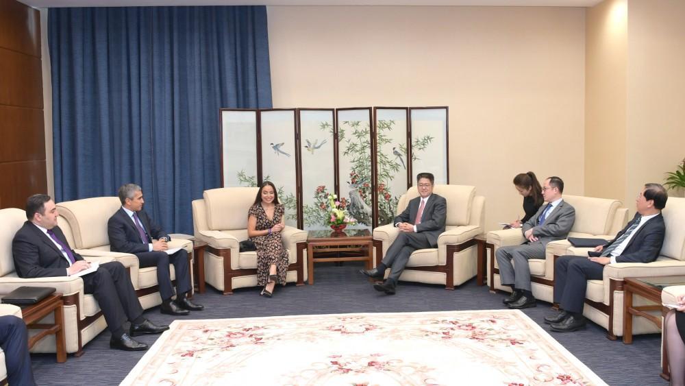 Вице-президент Фонда Гейдара Алиева Лейла Алиева встретилась в Пекине с заместителем главы МИД Китая и председателем Китайской народной ассоциации дружбы