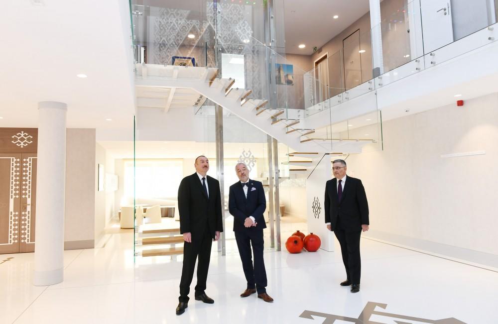 Президент Ильхам Алиев принял участие в открытии нового здания посольства Азербайджана в Бельгии