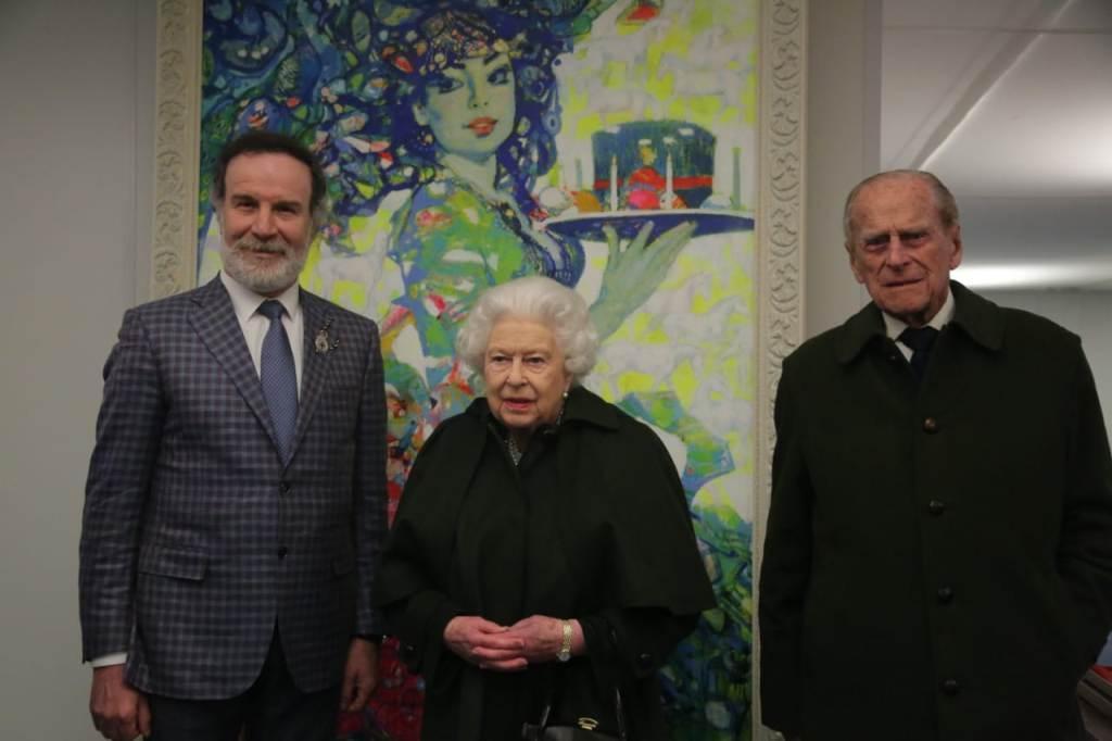Азербайджанский художник рассказал о встрече с Королевой Елизаветой II