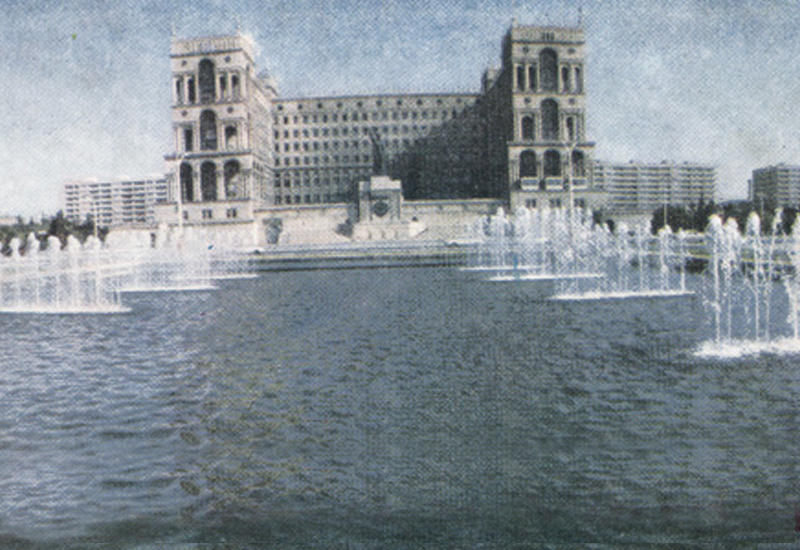 Панорамы Баку на открытках 1979 года