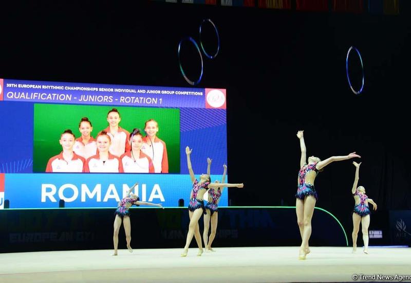 В Баку стартовал Чемпионат Европы по художественной гимнастике