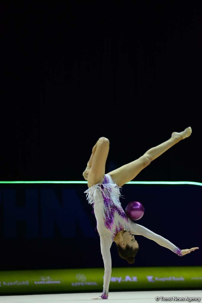 В Национальной арене гимнастики в Баку продолжаются соревнования Чемпионата Европы