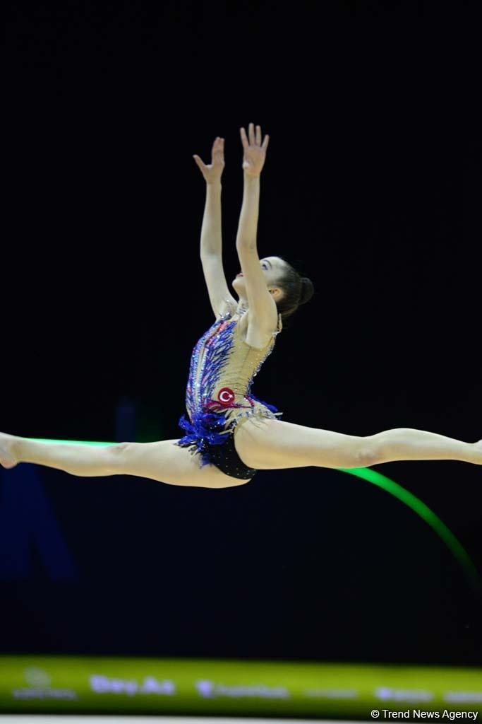 В Национальной арене гимнастики в Баку продолжаются соревнования Чемпионата Европы