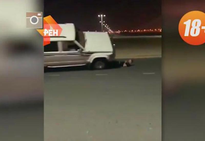 Автомобиль придавил российского блогера на съемках пранка в ОАЭ