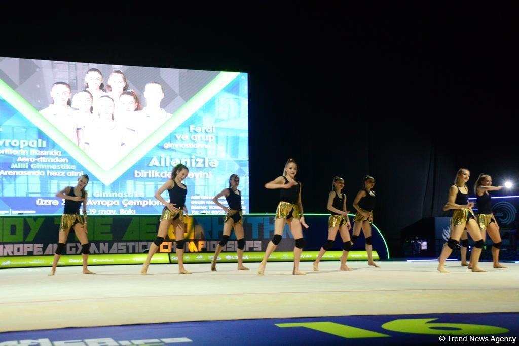 В Баку прошла церемония закрытия 35-го Чемпионата Европы по художественной гимнастике