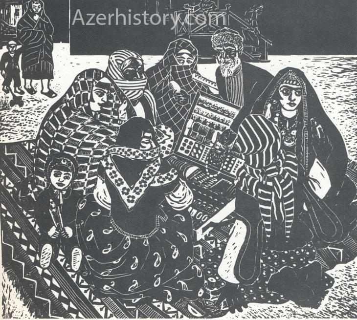 “Старый Баку”: знаменитая серия линогравюр Алекпера Рзакулиева