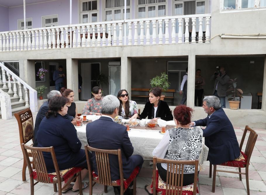 Первый вице-президент Мехрибан Алиева посетила поселок Кюрдаханы