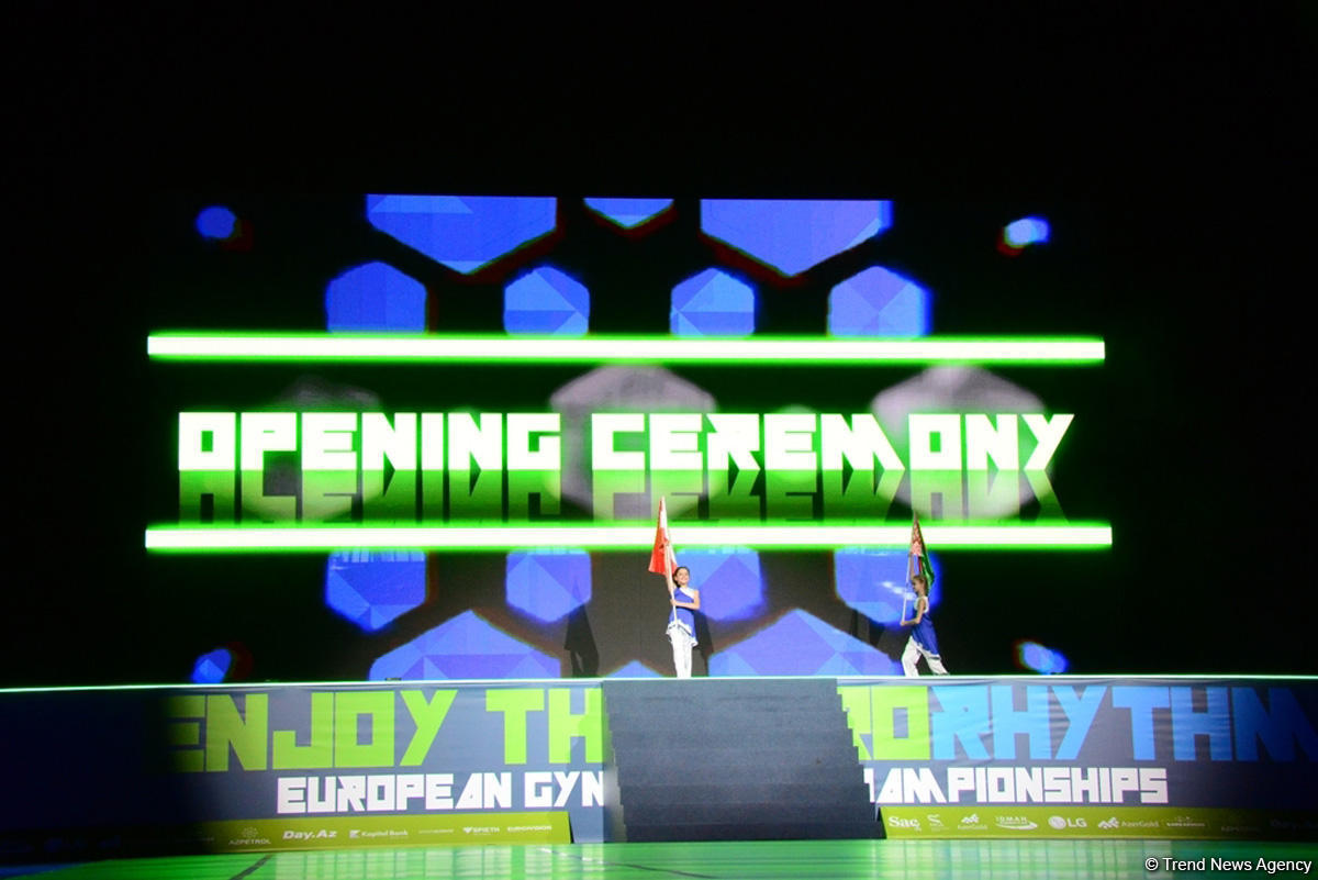 Потрясающая церемония открытия 11-го Чемпионата Европы по аэробной гимнастике
