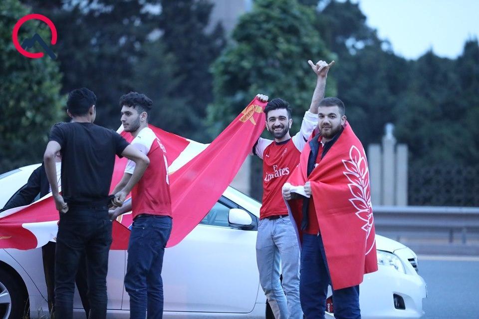 "Арсенал" прибыл в Баку
