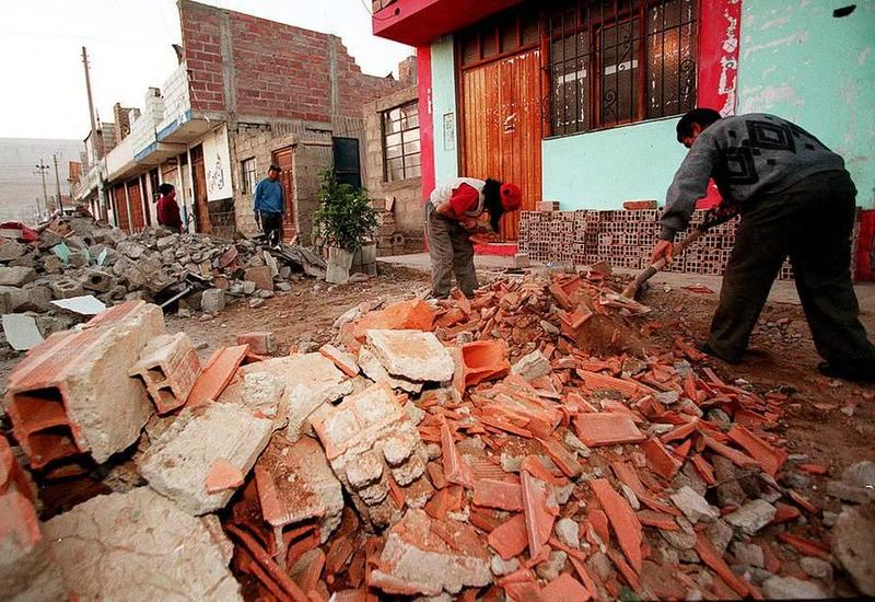 Часть Перу оказалась разрушена сильным землетрясением, есть пострадавшие