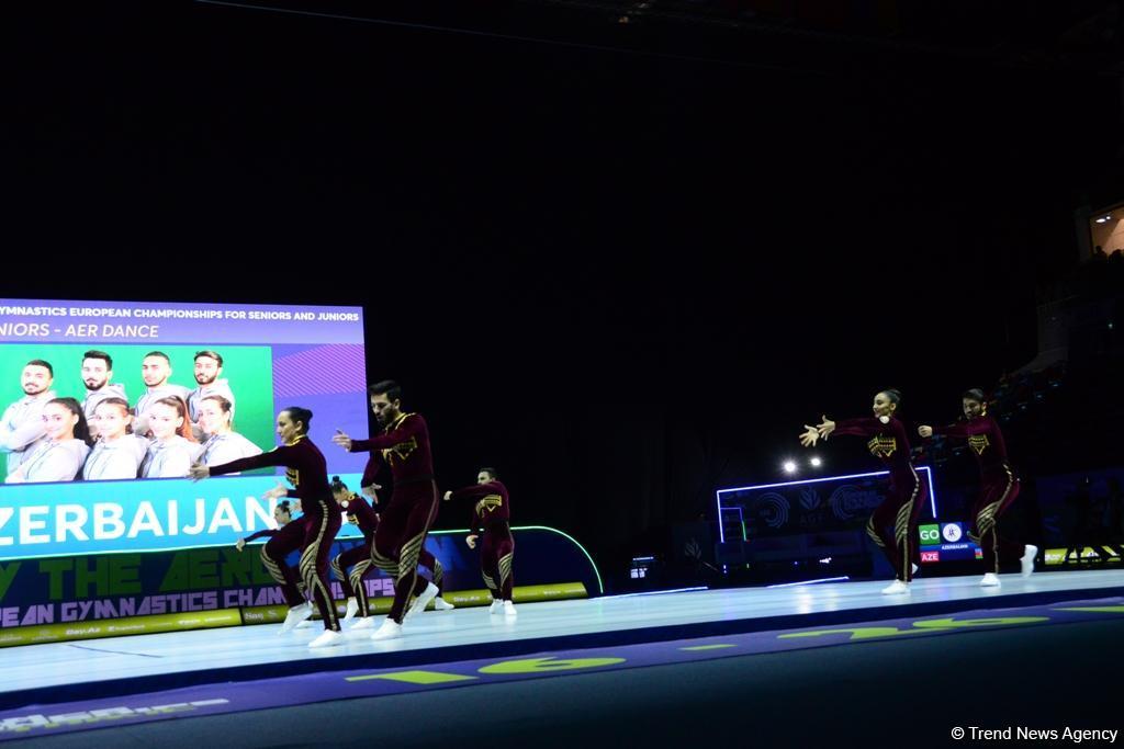 Команда Азербайджана завоевала «золото» Чемпионата Европы по аэробной гимнастике в программе аэро-данс
