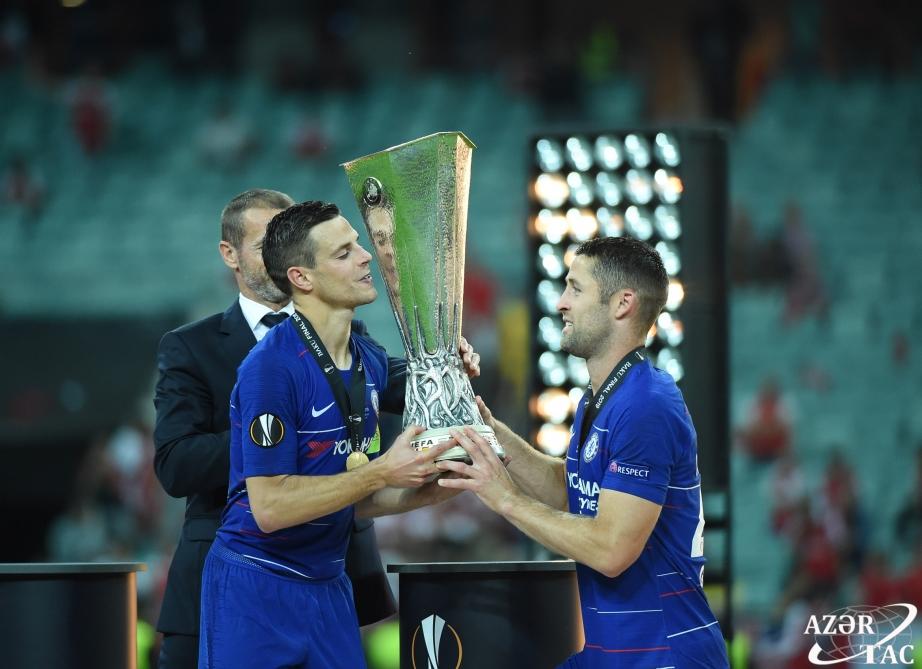 В Баку наградили победителя Лиги Европы УЕФА