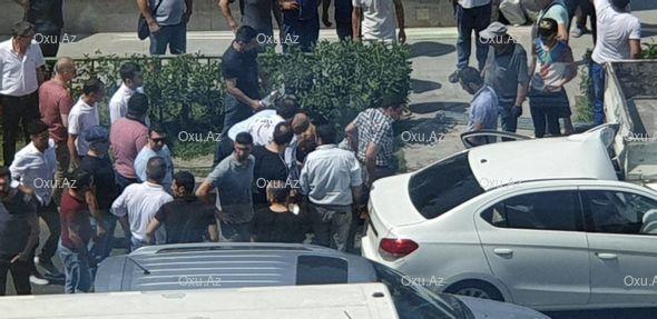 Тяжелое ДТП в центре Баку, есть пострадавшие