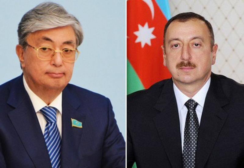Президент Ильхам Алиев позвонил новоизбранному главе Казахстана