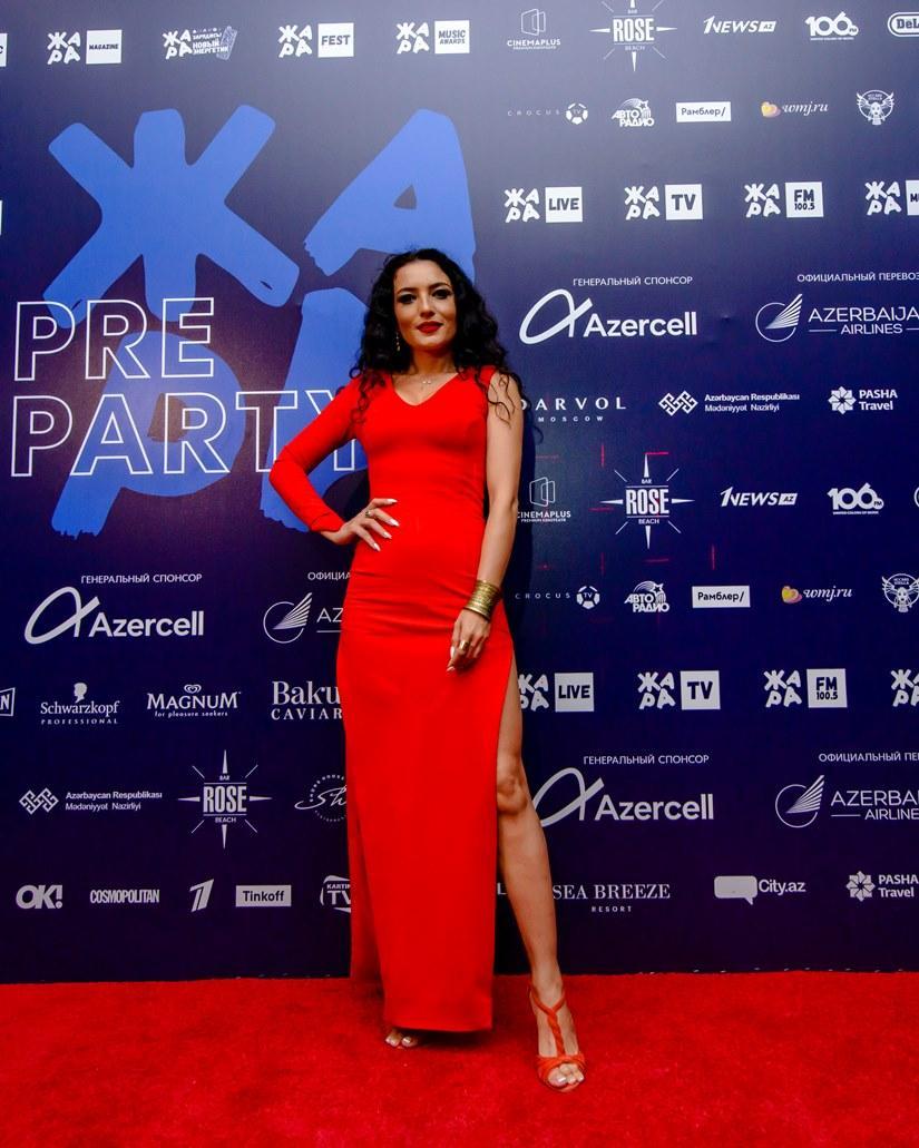 Все звезды на красной дорожке pre-party фестиваля  "ЖАРА 2019" в Баку