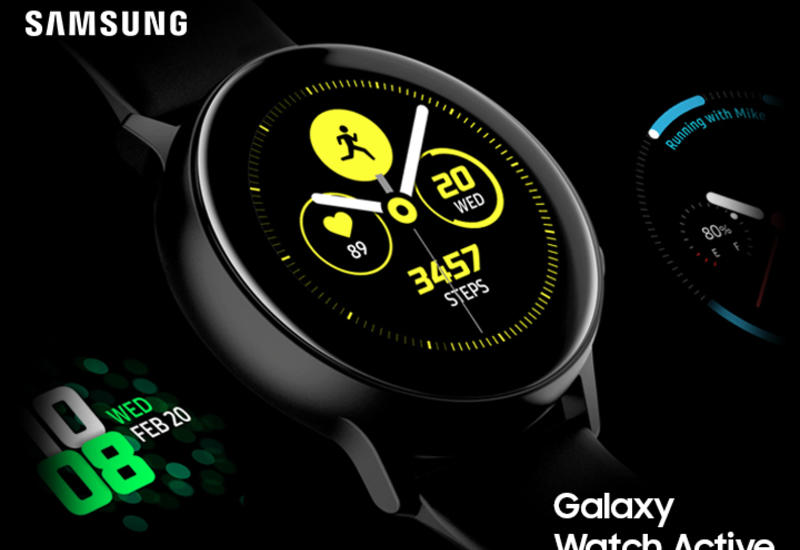 Galaxy Watch Active – компактные смарт часы с изящным дизайном