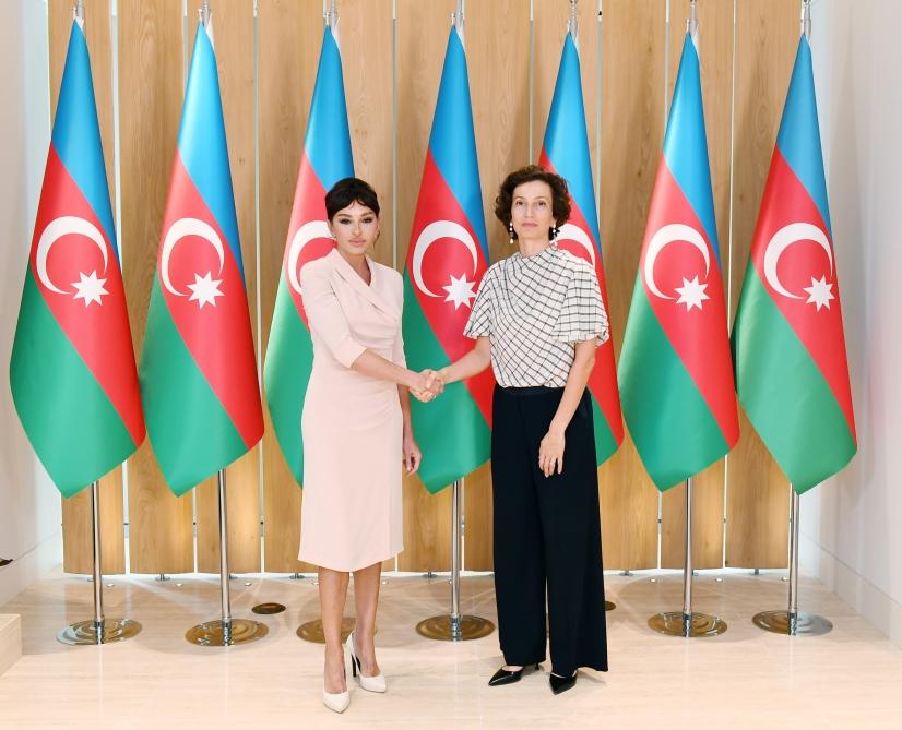Первый вице-президент Мехрибан Алиева встретилась с генеральным директором ЮНЕСКО