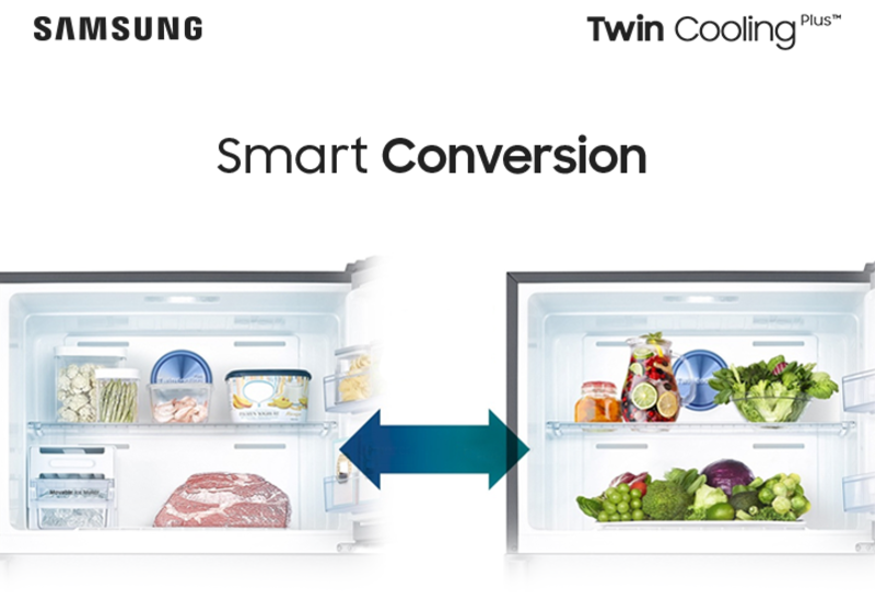 Холодильники Samsung с технологией Smart Conversion – гибкость хранения в ваших руках
