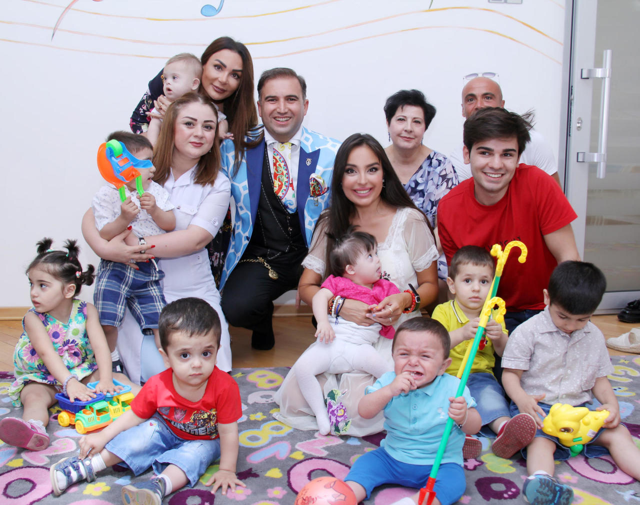 Вице-президент Фонда Гейдара Алиева Лейла Алиева встретилась с воспитанниками яслей номер 1 в Баку
