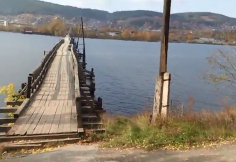 В Белорецке обрушился мост из многосерийного фильма «Вечный зов»