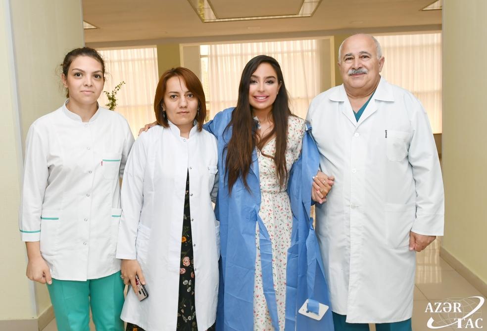 Вице-президент Фонда Гейдара Алиева Лейла Алиева встретилась с детьми, получающими лечение в ряде медицинских учреждений Баку
