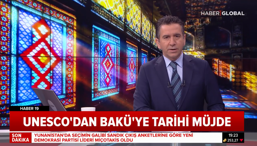 Şəkinin tarixi mərkəzinin Ümumdünya İrs Siyahısına daxil edilməsi Türkiyə mətbuatında geniş işıqlandırılıb