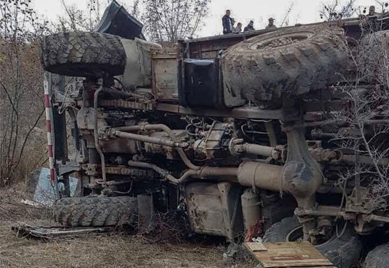 В Армении разбился грузовик Минобороны, есть пострадавший