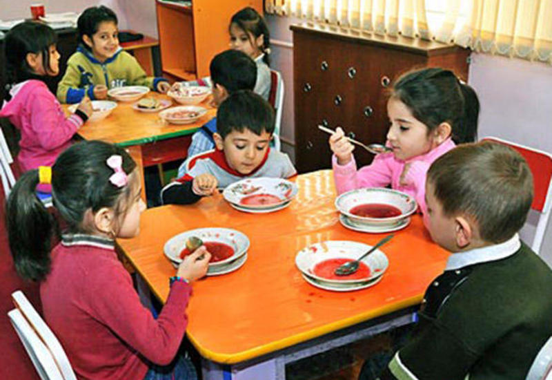В Азербайджане разработали рацион питания для детсадов