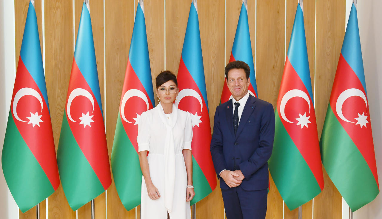 Первый вице-президент Мехрибан Алиева встретилась с президентом бизнес-совета MEDEF