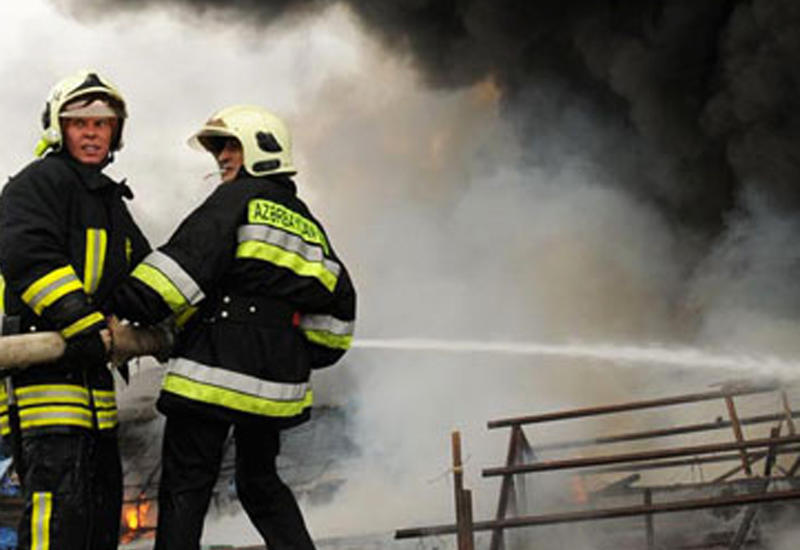 МЧС о крупном пожаре в Сабирабаде