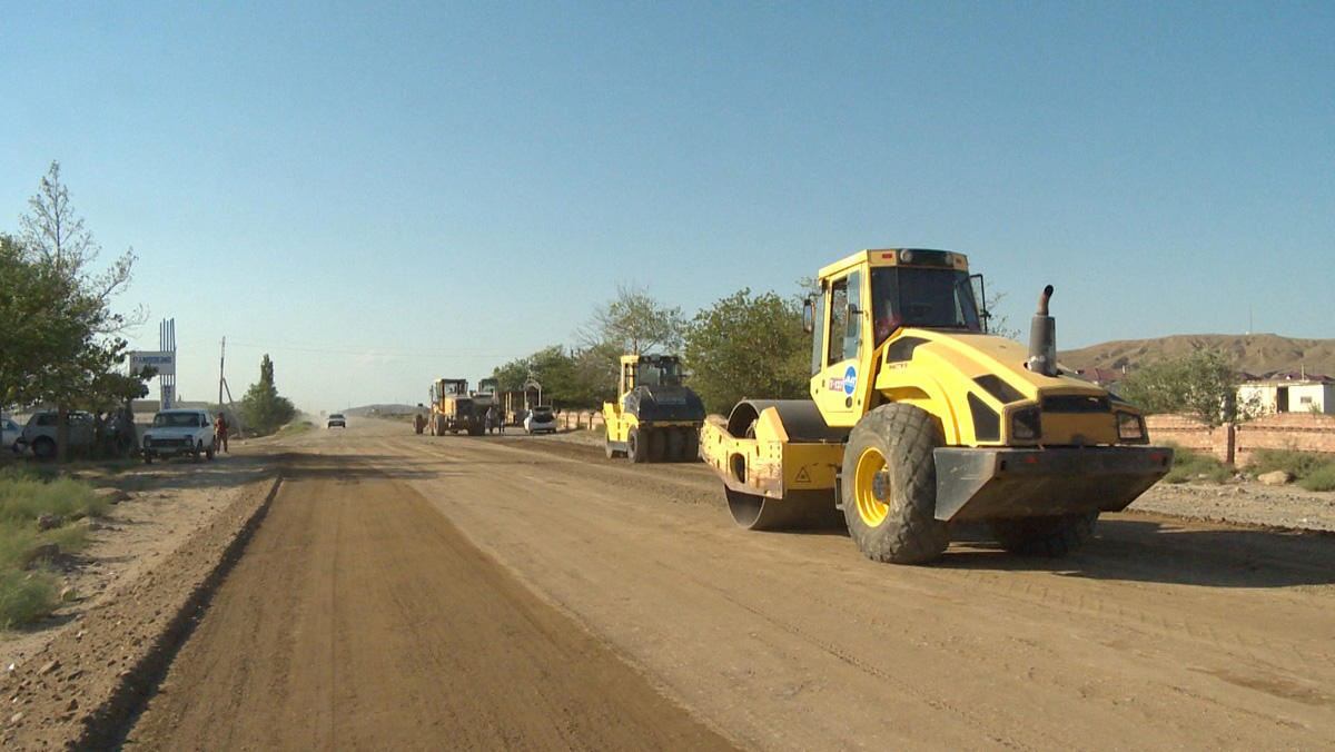 В Азербайджане продолжается масштабная реконструкция дорог