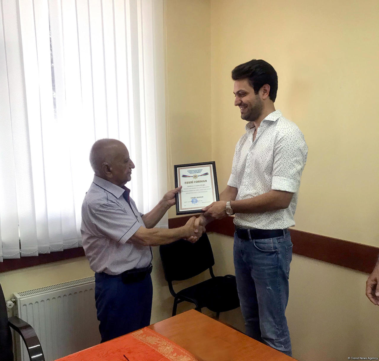 Общество ветеранов спецслужб "Альянс" наградило сотрудника TREND