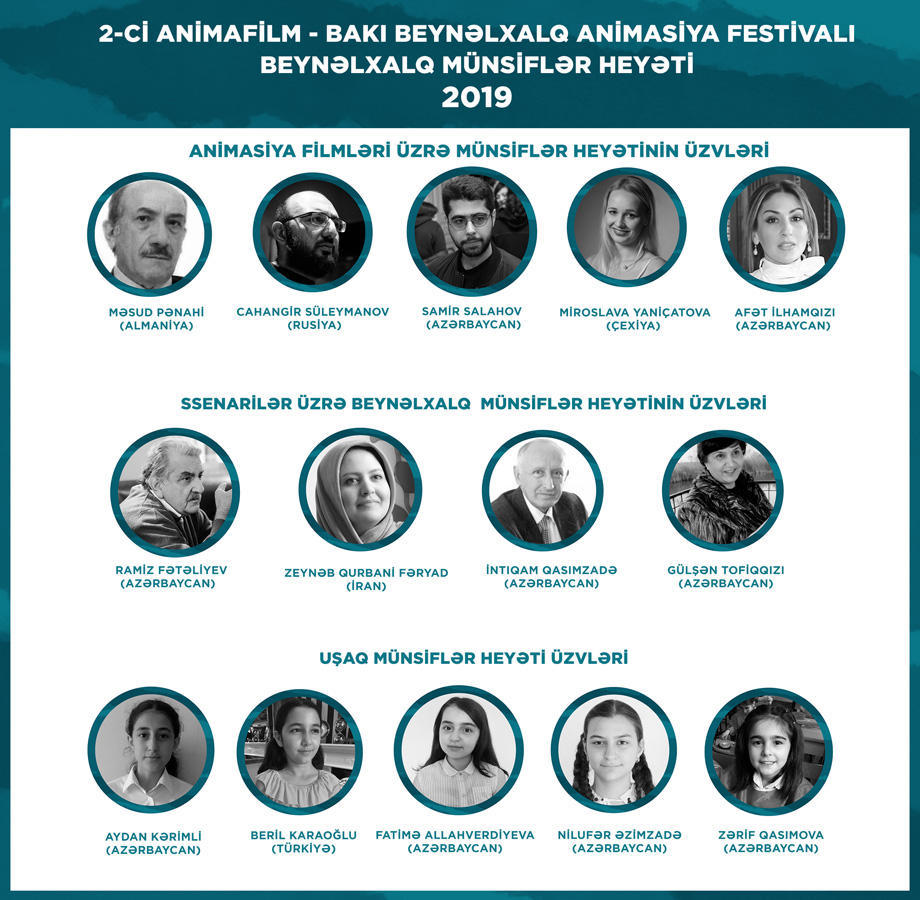 Назван состав международного жюри Фестиваля анимационных фильмов в Баку
