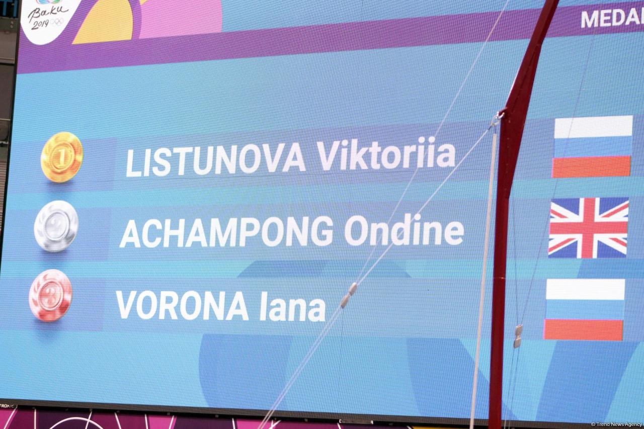 EYOF Baku 2019: Российская гимнастка заняла первое место в индивидуальном многоборье