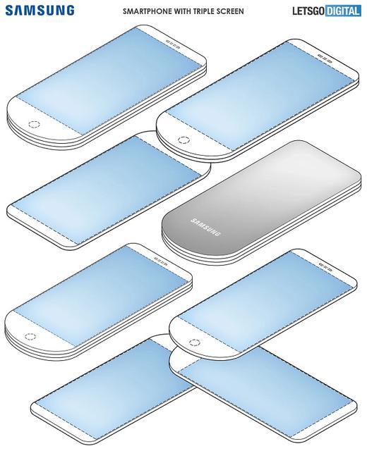 Samsung запатентовала новый дизайн смартфона