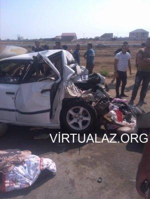 Ужасное ДТП на трассе Баку-Газах, есть погибшие