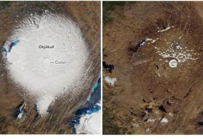 NASA показала, как за 30 лет исчез крупный ледник в Исландии