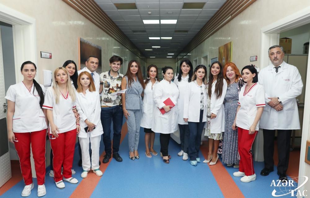 Вице-президент Фонда Гейдара Алиева Лейла Алиева в рамках проектов Фонда посетила ряд медицинских учреждений Баку