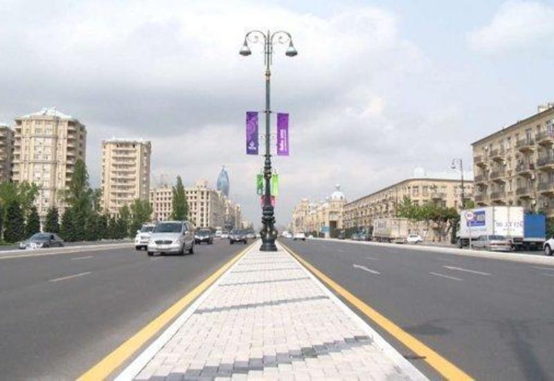 "Азеришыг" об освещении центральных дорог в дневное время