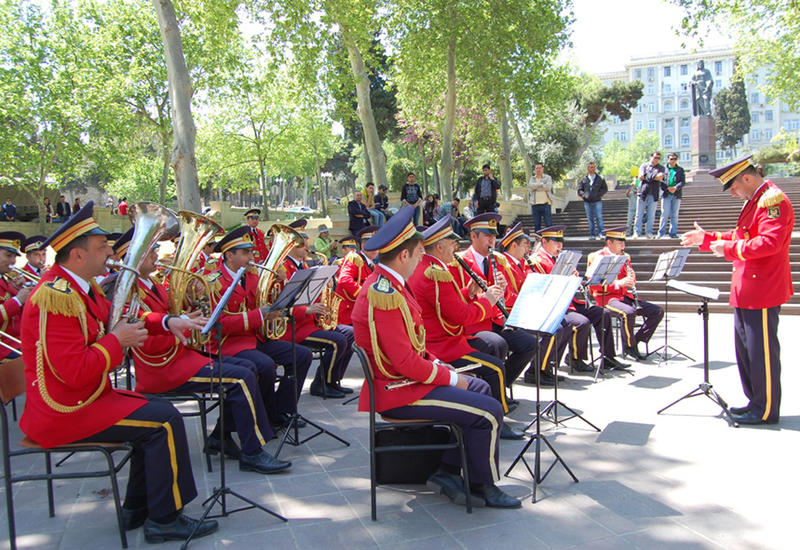 Азербайджанский оркестр на Международном фестивале "Спасская башня"