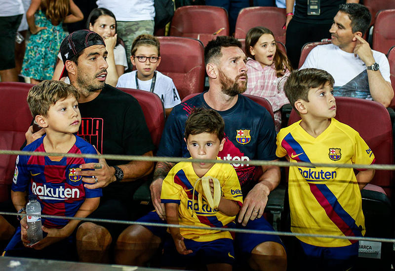 Сын Месси отпраздновал гол в ворота "Барселоны"