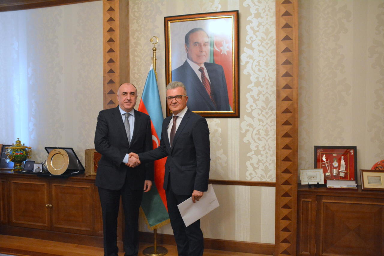 Эльмар Мамедъяров принял новоназначенного посла Хорватии в Азербайджане